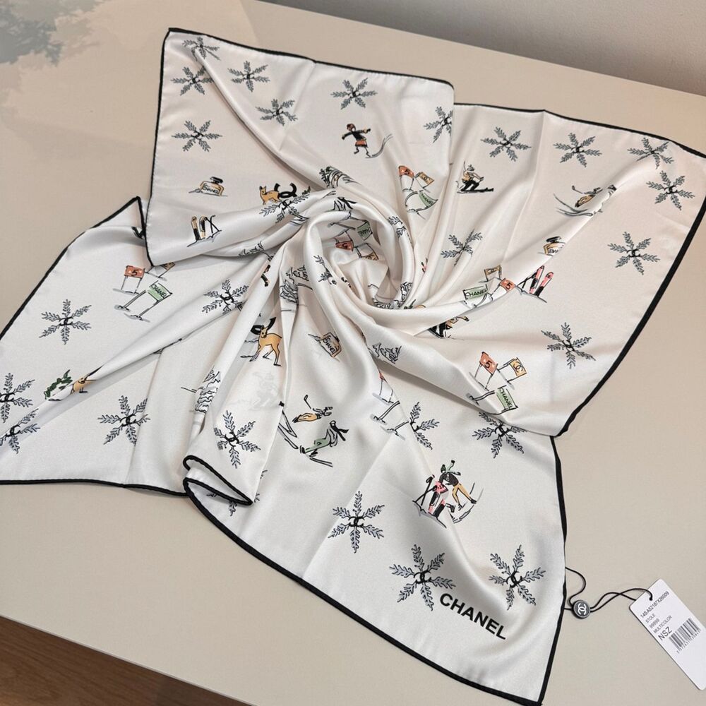 Chanel Silk Scarf - Picture 5 of 8